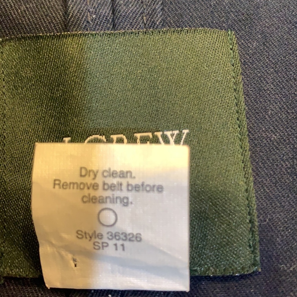 J. Crew navy women’s coat - Picture 7 of 7